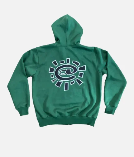 Adwysd Always Green Zip Up Hoodie