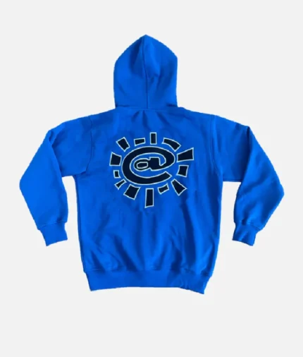 Adwysd Always Up Royal Blue Zip Up Hoodie